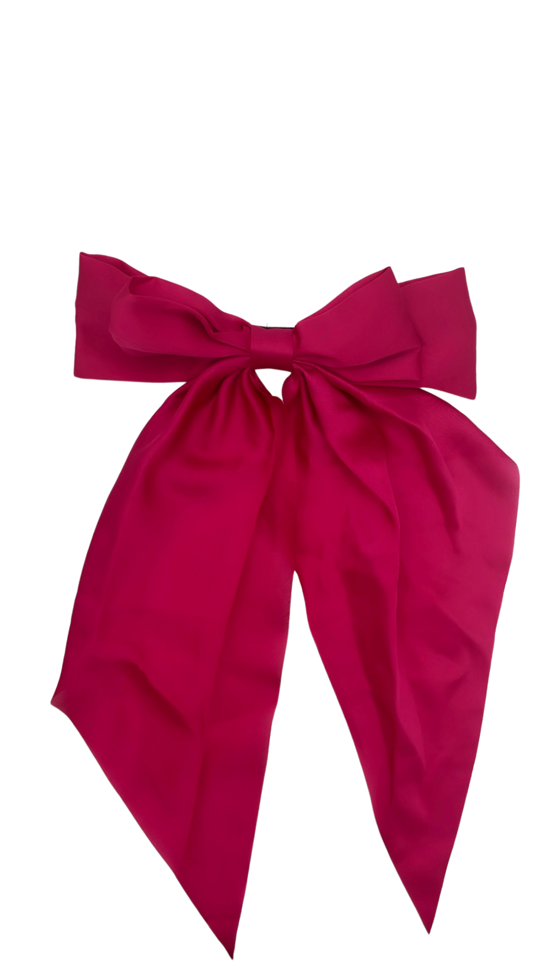 Satin hair bow