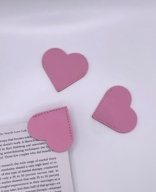 3 piece Heart shaped bookmark