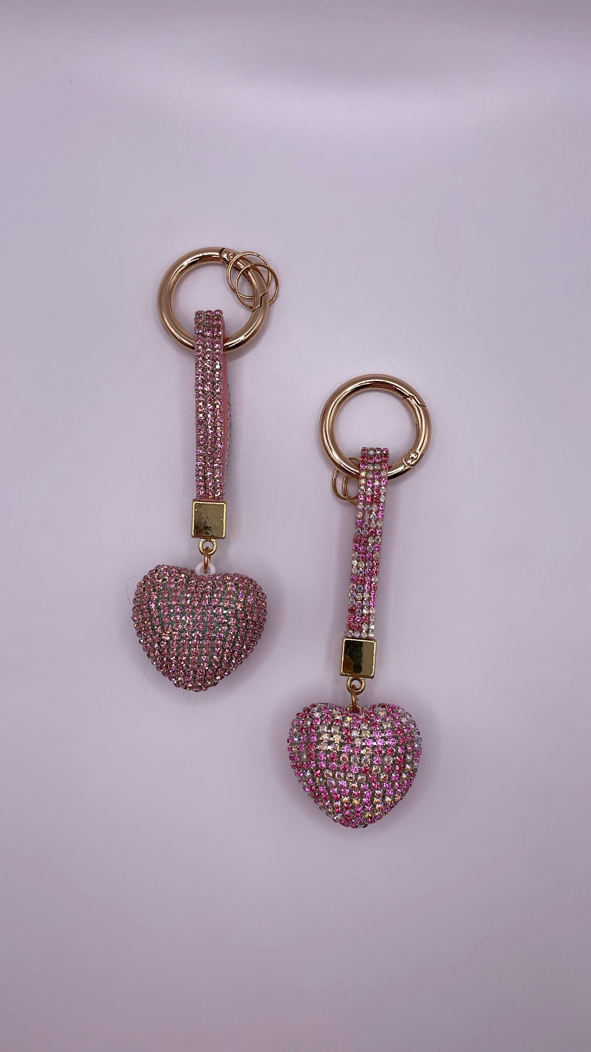 Bling 3D Heart Charm